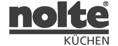 Logo von Nolte Küchen in schwarz mit dem Schriftzug "nolte" und "Küchen".